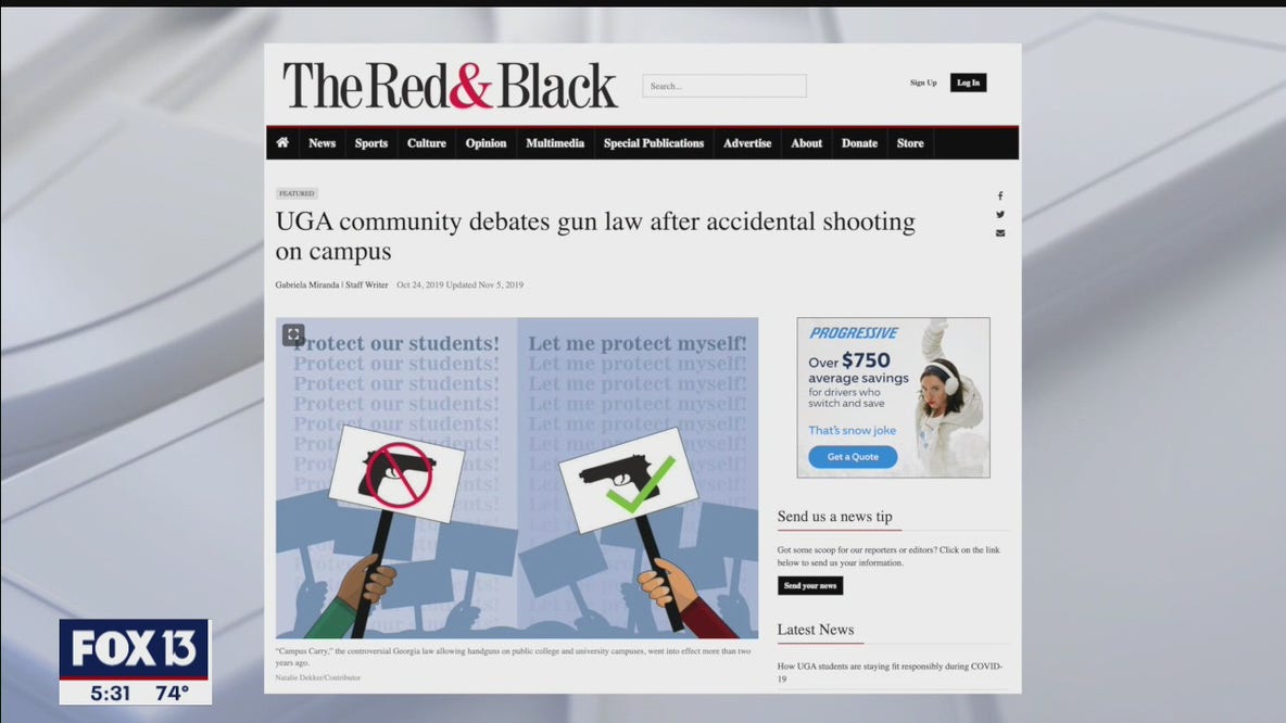 Lawmaker pushes for guns on Florida's campuses